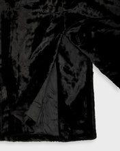 Load image into Gallery viewer, Black velvet DKNY coat