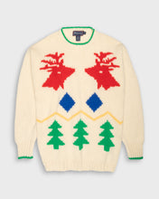 Load image into Gallery viewer, Hathaway Christmas Reindeer and Trees jumper
