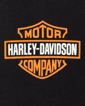 Load image into Gallery viewer, Harley Davidson spellout black vest top