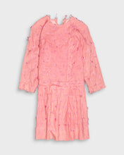 Load image into Gallery viewer, PINK SHIFT DRESS WITH TASSLES
