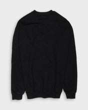Load image into Gallery viewer, Black purple graphic printed long sleeve soccer sweatshirt