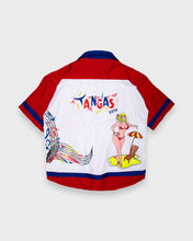 Load image into Gallery viewer, Multicoloured graphic print button down short sleeve shirt