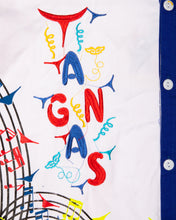 Load image into Gallery viewer, Multicoloured graphic print button down short sleeve shirt