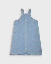 Load image into Gallery viewer, Dungaree style denim dress
