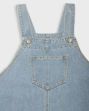 Load image into Gallery viewer, Dungaree style denim dress
