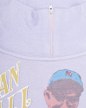Load image into Gallery viewer, Lilac zipped neck sweatshirt