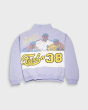 Load image into Gallery viewer, Lilac zipped neck sweatshirt