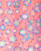 Load image into Gallery viewer, Multicoloured floral '90s mesh long sleeve shirt