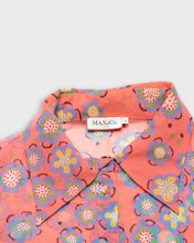Load image into Gallery viewer, Multicoloured floral '90s mesh long sleeve shirt