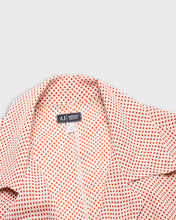 Load image into Gallery viewer, Armani tie up red polka dot crop top