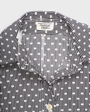 Load image into Gallery viewer, Black and white graphic shirt dress