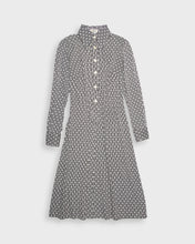 Load image into Gallery viewer, Black and white graphic shirt dress
