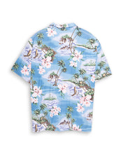 Load image into Gallery viewer, Sky blue Hawaiian shirt