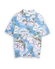 Load image into Gallery viewer, Sky blue Hawaiian shirt