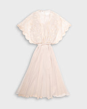Load image into Gallery viewer, Cape sleeve embroidered dress