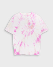 Load image into Gallery viewer, White and pink tie-dye t-shirt