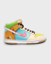 Load image into Gallery viewer, Multicoloured Memphis Nike high top dunks