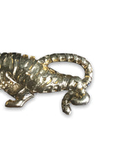 Load image into Gallery viewer, Gold leopard vintage brooch