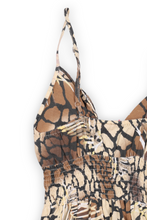 Load image into Gallery viewer, Animal print y2k maxi strappy dress
