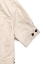 Load image into Gallery viewer, Jean Paul Gaultier beige denim cropped jacket
