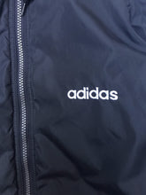 Load image into Gallery viewer, Adidas '90s Reversible Long Sleeved Hooded Zip Grey and Black Jacket