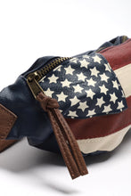 Load image into Gallery viewer, USA Flag Leather Bum bag