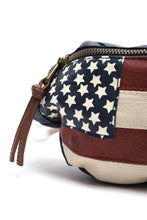 Load image into Gallery viewer, USA Flag Leather Bum bag