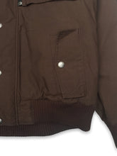 Load image into Gallery viewer, The North Face brown quilted hooded jacket