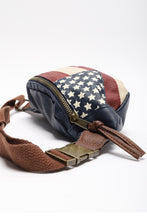 Load image into Gallery viewer, USA Flag Leather Bum bag