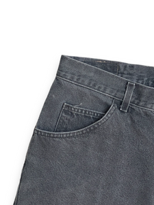 Wrangler faded black denim shorts