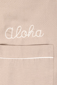 Kennington '90s beige Hawaiian aloha shirt