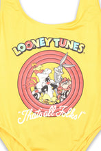 Load image into Gallery viewer, Looney Tunes yellow bathing suit
