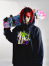 Goldsmith Vintage X Rough Trade black oversized hoody