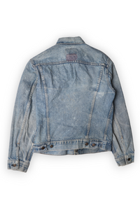 Levi's light blue '80s distressed type III denim trucker jacket
