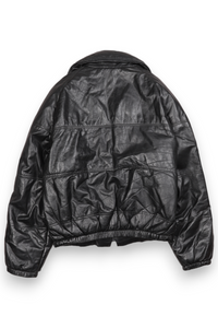 Schott black '80s leather jacket