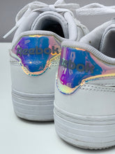 Load image into Gallery viewer, White Reebok Iridescent Sneakers
