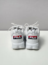 Load image into Gallery viewer, Fila White Disruptor Platform Sneakers
