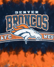 Load image into Gallery viewer, NFL Denver Broncos Orange/Blue Tie-dye Short Sleeve Shirt
