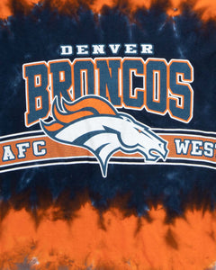 NFL Denver Broncos Orange/Blue Tie-dye Short Sleeve Shirt