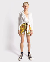 Load image into Gallery viewer, Tie-dye cut-off denim shorts
