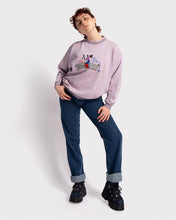 Load image into Gallery viewer, Purple lilac sportswear sweater
