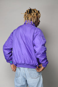 Columbia '80s Reversible Purple Turquoise Puffer Jacket