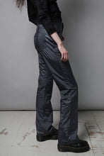 Load image into Gallery viewer, Metallic grey purple &#39;90s flared bootcut trousers
