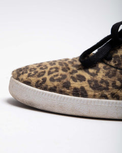 Reebok leopard print skate style trainer