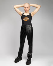 Load image into Gallery viewer, Harley Davidson spellout black vest top
