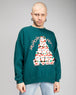 Dark green Christmas Santa long sleeve Sweatshirt