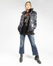 Faded dark blue high waisted bootcut 525 Levi's Jeans
