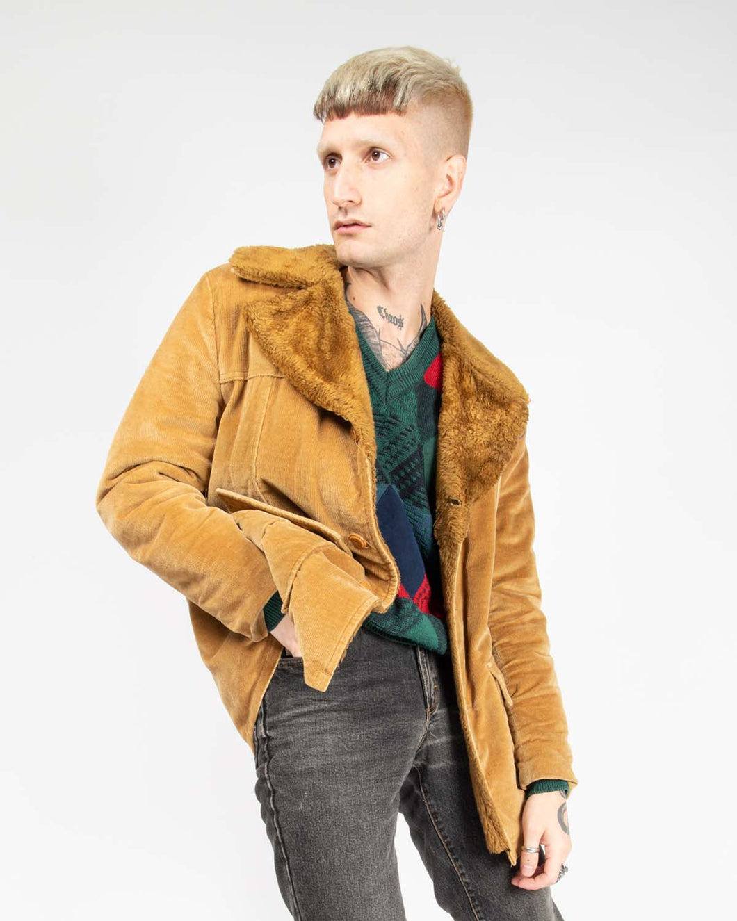 Van Heusen brown corduroy jacket