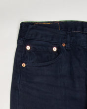 Load image into Gallery viewer, Navy blue levi 501 straight leg jeans
