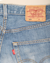 Load image into Gallery viewer, Blue levi 501 straight leg jeans
